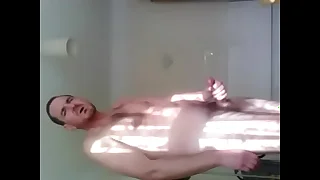 first-rate orgasm distance from my oiled cock makes my face contort&excl;